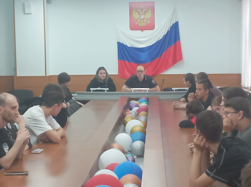 Встреча с инспекторами ПДН УМВД России по Октябрьскому р-ну г. Иваново.